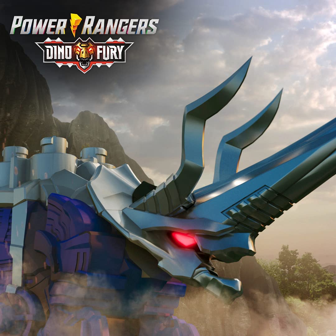 Power Rangers Dino Fury Zord Link Tricera Blade Zord & Stego Spike Zord F1400/F0287 - Colorland Toys