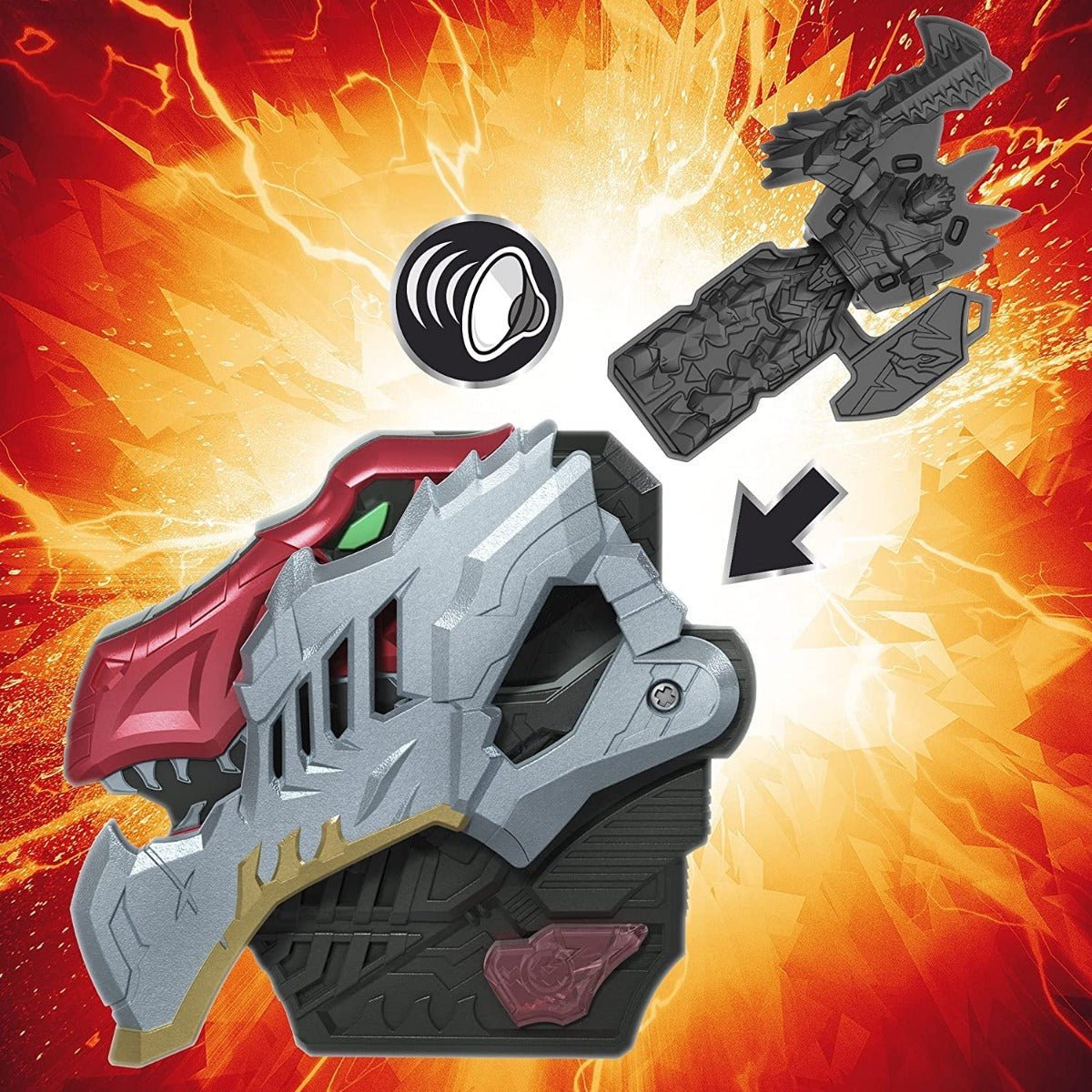 Power Rangers Dino Fury Zord Link Tricera Blade Zord & Stego Spike Zord F1400/F0287 — image 5