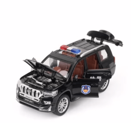 Prado Land Cruiser Police Diecast Car — image 1