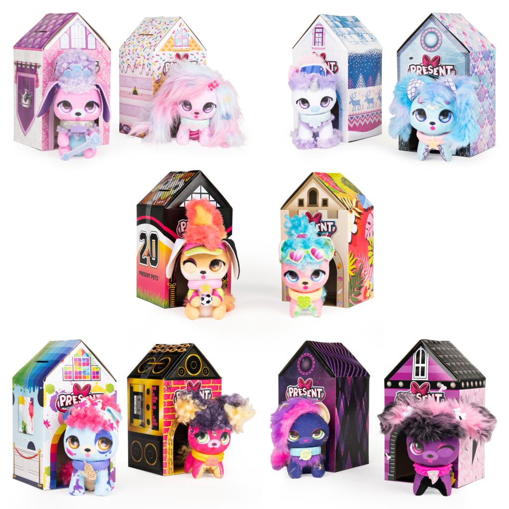 Present Pets Minis 3 - inch Surprise Collectible Plush Toy Assorted 6059467 - Colorland Toys