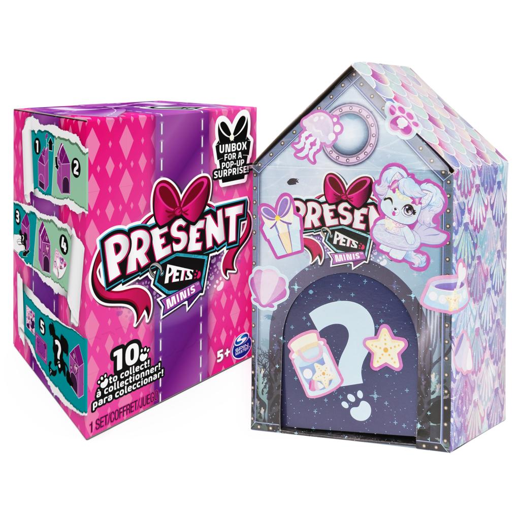 Present Pets Minis 3 - inch Surprise Collectible Plush Toy Assorted 6059467 - Colorland Toys