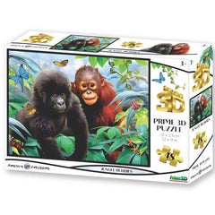 Prime 3D Puzzle Jungle Buddies 48 Pcs - Colorland Toys