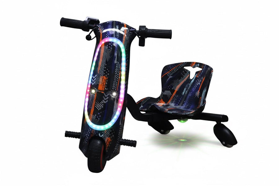 Pro Ride Mini Drift Scooter 36V – Urban Black | LED & Bluetooth Ride-On — image 1