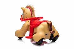 Pro Ride Pony Horse Rideon With Music Brown P18 - Colorland Toys