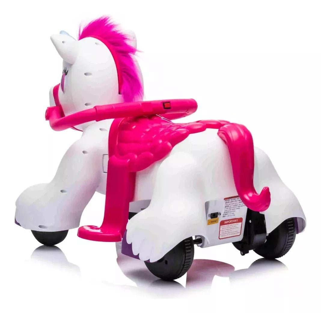 Pro Ride Pony Horse Rideon With Music Pink P18 - Colorland Toys