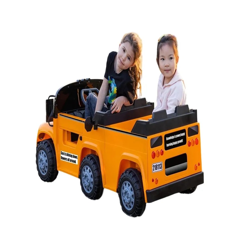 Pro Ride School Bus 2-Seater 24V7AH Orange — image 4