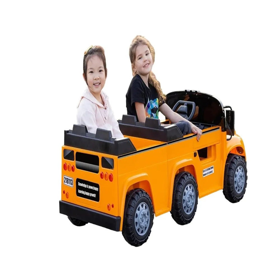 Pro Ride School Bus 2-Seater 24V7AH Orange — image 2