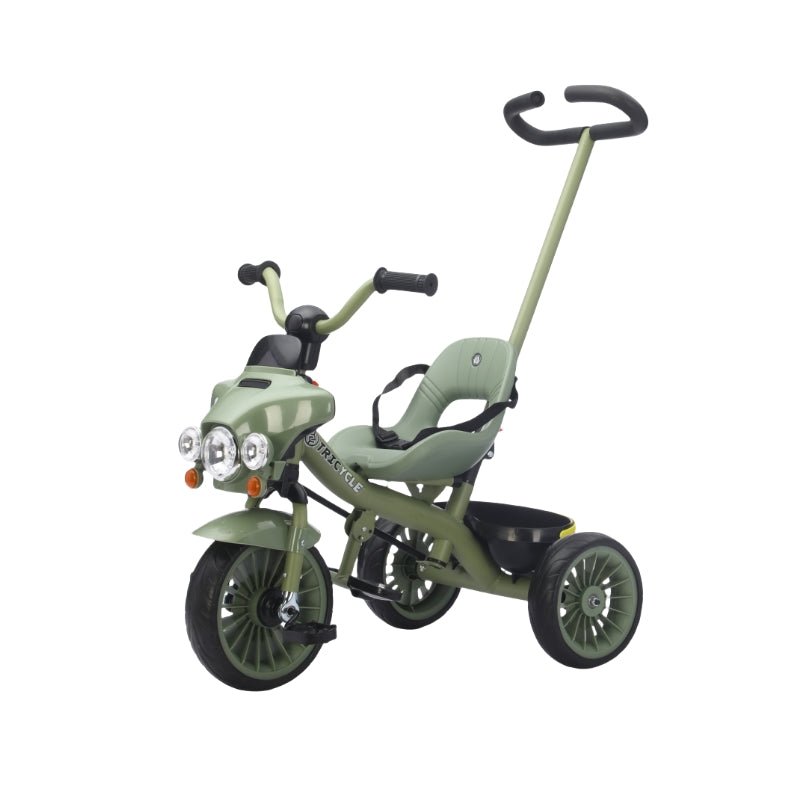 Pro Ride Tricycle With Handle Green PR507T — image 1