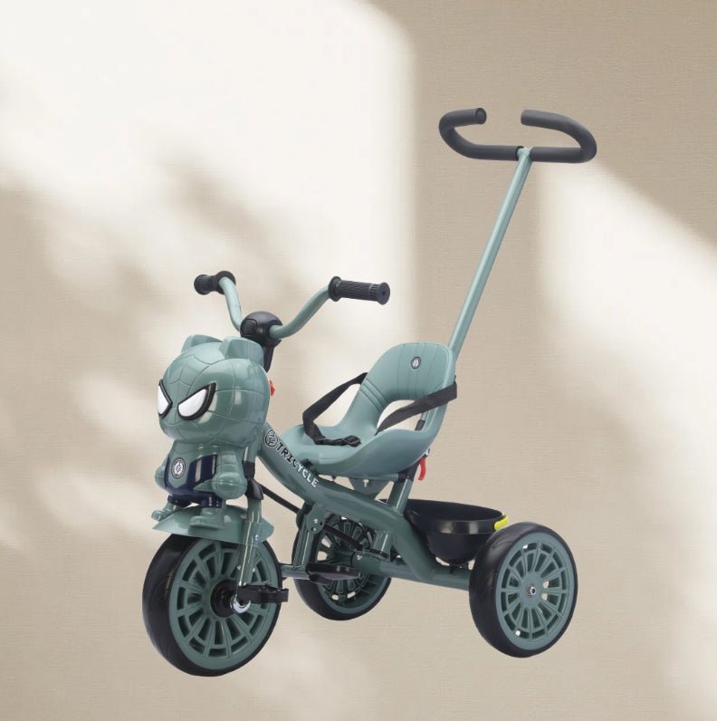 Pro Ride Tricycle With Handle Green PR602T — image 1