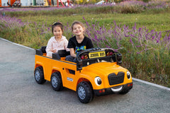 ProRide School Bus 2 - Seater 24V7AH Yellow - Colorland Toys