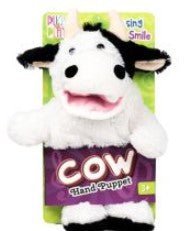 Pugs at Play Cow Talking Hand Puppet ST - PAP34 - Colorland Toys