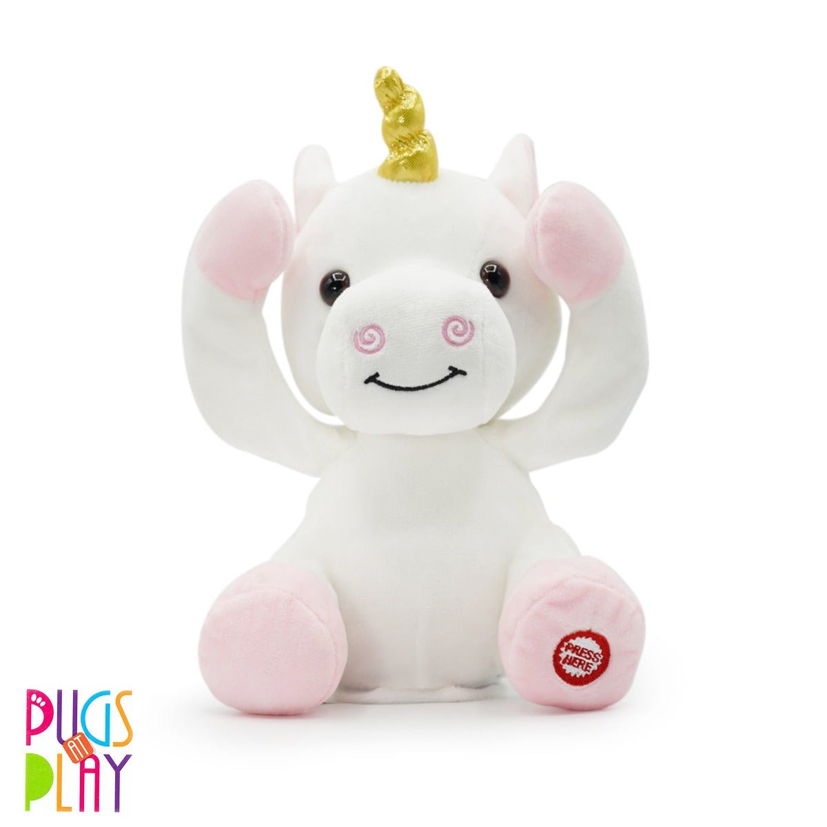 Pugs at Play Peek-a-Boo Agnes the Unicorn ST-PAP23 — image 1