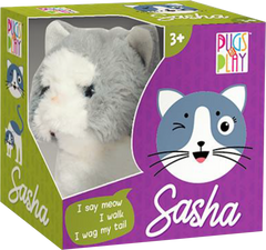Pugs at Play Sasha Walking Cat ST - PAP08 - Colorland Toys