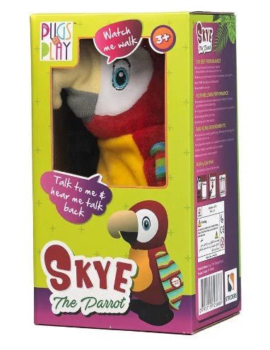 Pugs at Play Skye The Talking Parrot ST - PAP40 - Colorland Toys