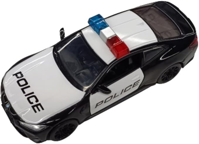Pullback BMW M8 Police Die-Cast 1:24 Scale Asstd. K240B23 — image 1