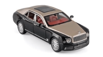 Pullback Die Cast Car Bentley Mulsanne A1343755QK-D M929F — image 1