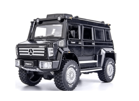 Pullback Die Cast Car Mercedes-Benz Unimog A1484808QK-D M929Q — image 1