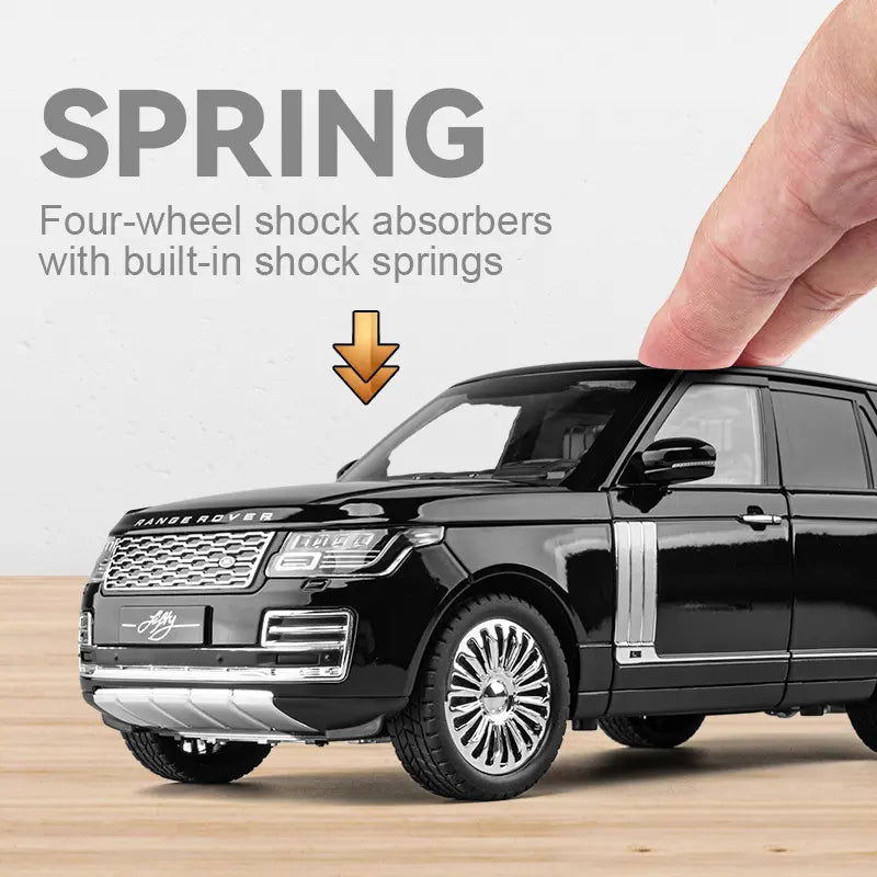 Pullback Die-Cast Range Rover Vogue – 1:18 Scale | CZ801A Model | Light, Sound & Opening Doors — image 2