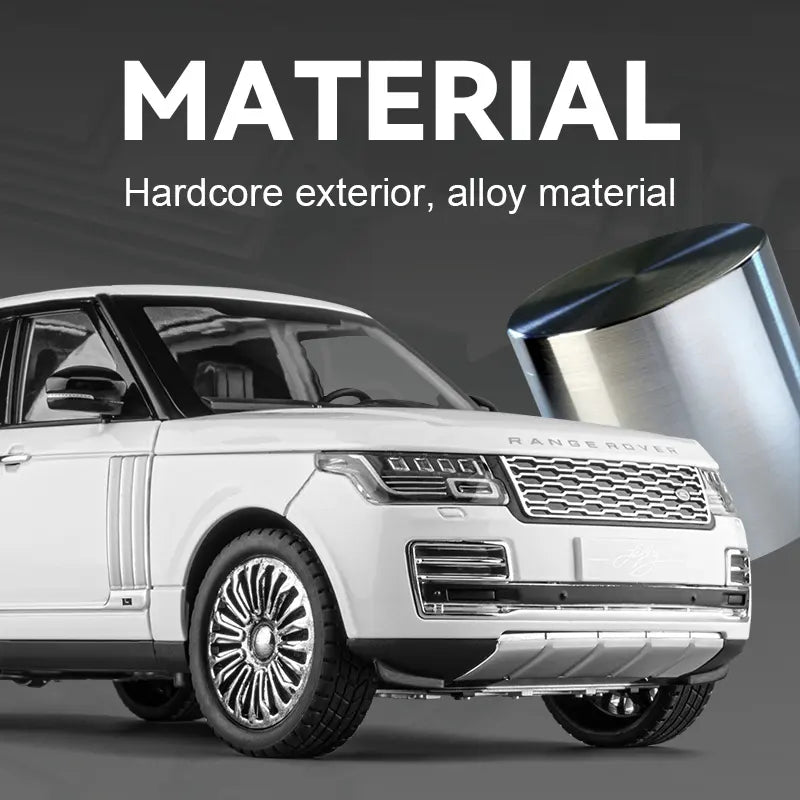 Pullback Die - Cast Range Rover Vogue – 1:18 Scale | CZ801A Model | Light, Sound & Opening Doors - Colorland Toys