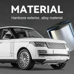 Pullback Die-Cast Range Rover Vogue – 1:18 Scale | CZ801A Model | Light, Sound & Opening Doors