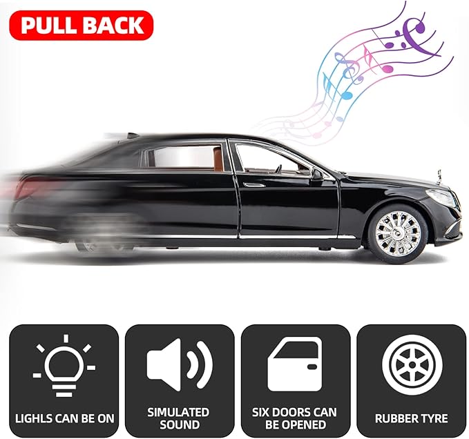 Pullback Diecast Car Benz CZ139A — image 3