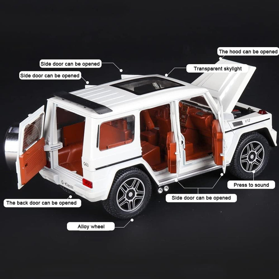 Pullback Diecast Car Mercedez-Benz AMG G63 53522-28A — image 5