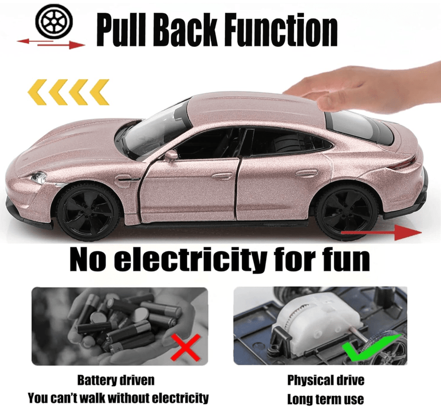 Pullback Diecast Car Porsche CZ127 — image 3
