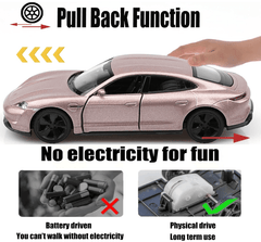 Pullback Diecast Car Porsche CZ127 - Colorland Toys