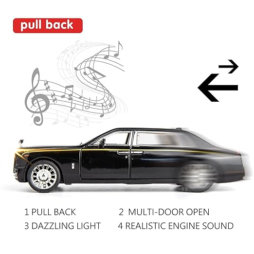 Pullback Diecast Car Rolls Royce CZ116 - Colorland Toys