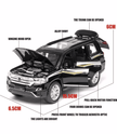 Pullback Diecast Car Toyota Land Cruiser 1:24 Scale