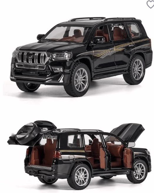 Pullback Diecast Car Toyota Land Cruiser 1:24 Scale — image 3