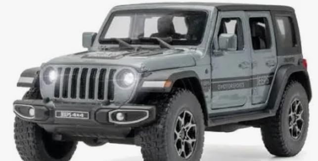 Pullback Diecast Jeep Wrangler Car 1:32 32331 — image 1