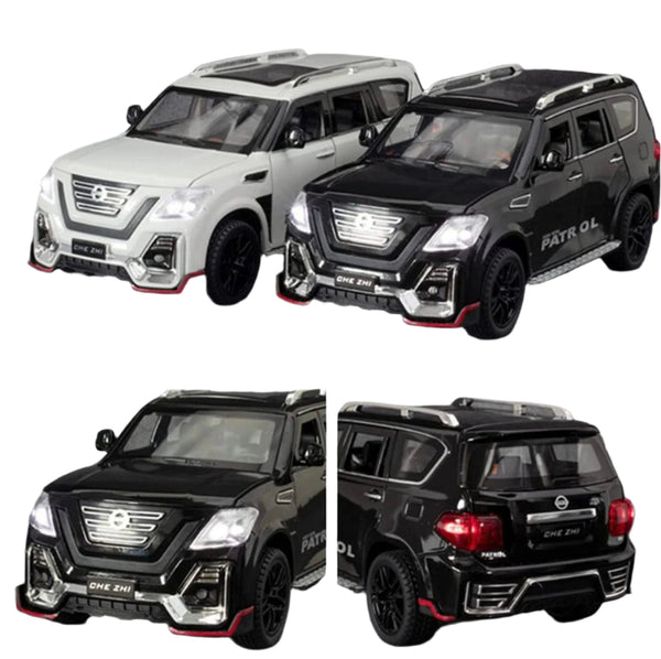 Pullback Diecast Metal Car Nissan Patrol CZ136A Assortd