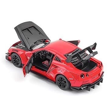 Pullback Diecast Nissan GT-R R35 1:32 68469B — image 1