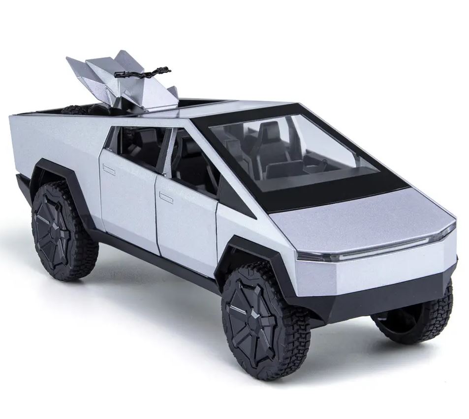 Pullback Diecast Tesla Cybertruck Pickup - Colorland Toys