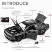 Pullback Dodge Challenger SRT Die-Cast 1:24 Scale Asstd. CZ200A
