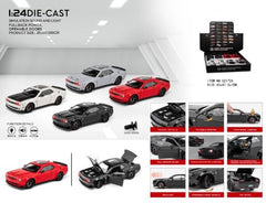 Pullback Dodge Challenger SRT Die-Cast 1:24 Scale Car CZ172A - Colorland Toys