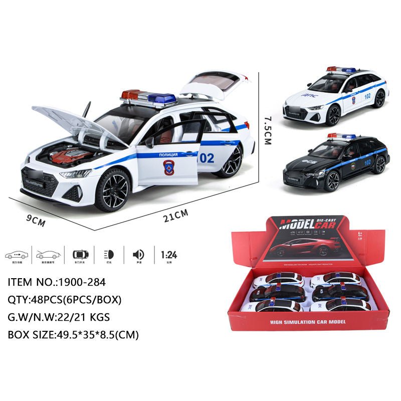 Pullback Lamborghini Police Die-Cast 1:24 scale 1900-234 — image 2