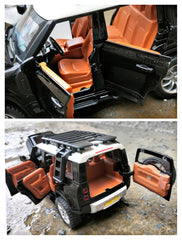 Pullback Land Rover Defender Die - Cast 1:22 Scale Asstd. CZ132A/XA2403B/HCL - 910A - Colorland Toys