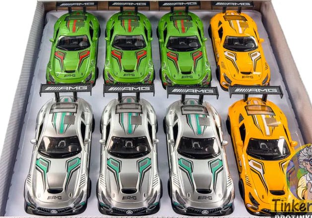 Pullback Mercedes-AMG V8 Die-Cast 1:24 Scale Asstd. K240B8 — image 1