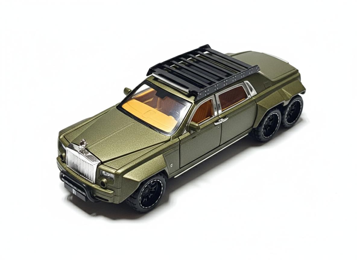 Pullback Rolls Royce Phantom 6-Wheel Die-Cast 1:32 Scale Asstd. W32321 — image 5