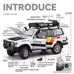 Pullback Toyota Land Cruiser LC80 Off-Road Die-Cast 1:24 Scale Asstd. CZ609A