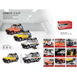 Pullback Toyota Land Cruiser LC80 Off-Road Die-Cast 1:24 Scale Asstd. CZ609A