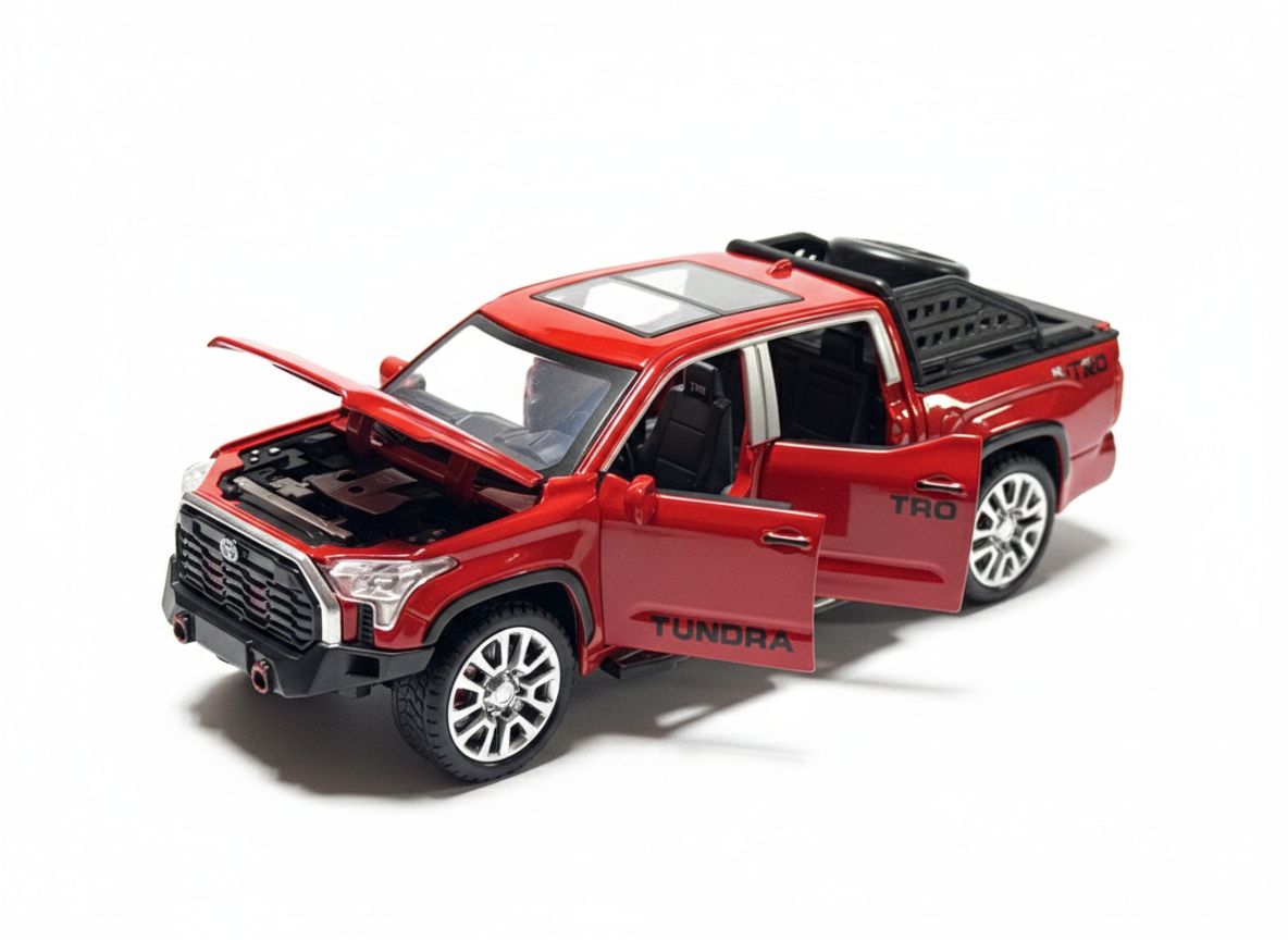 Pullback Tundra Pick-Up Die-Cast 1:32 Scale Asstd. W32111 — image 1