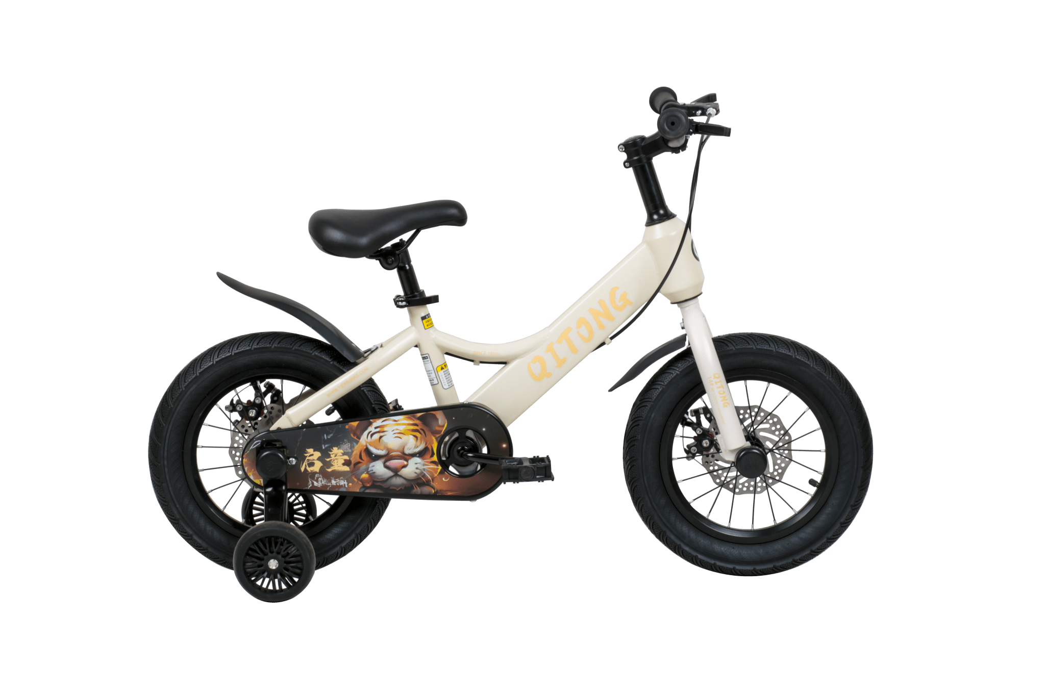 Qitong Bicycle 14 Inch White TN23A06 14IN - Colorland Toys