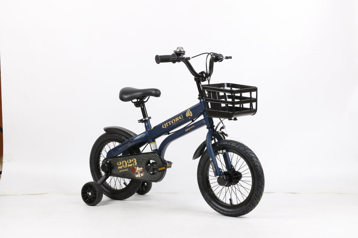 Qitong Bicycle With Basket 14 Inch Blue TN22A08 14IN — image 2