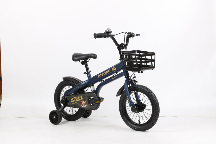 Qitong Bicycle With Basket 14 Inch Blue TN22A08 14IN — image 2