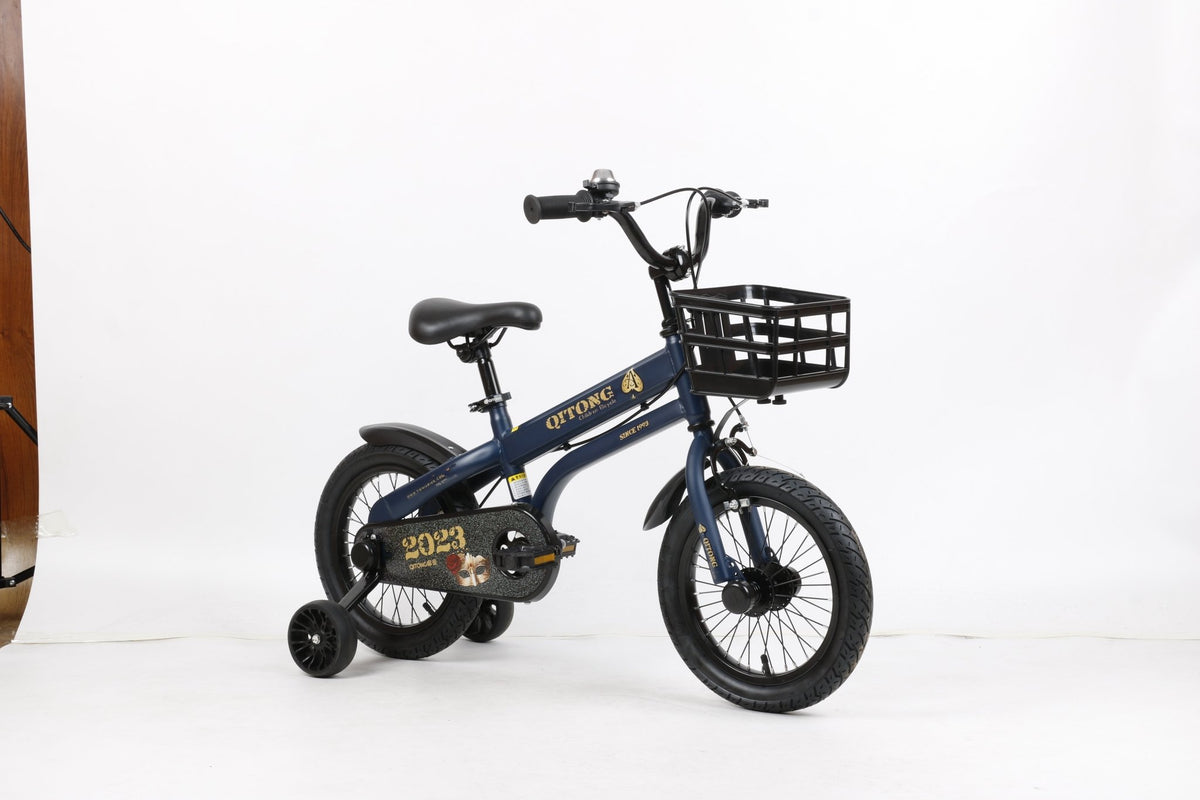 Qitong Bicycle With Basket 14 Inch Blue TN22A08 14IN — image 5