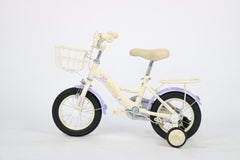 Qitong Bicycle With Basket 14 Inch Purple TN - B06 14IN - Colorland Toys