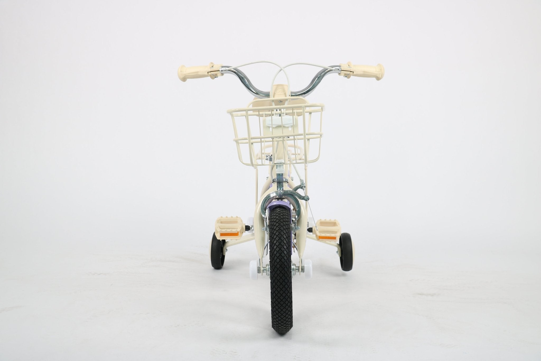 Qitong Bicycle With Basket 14 Inch Purple TN - B06 14IN - Colorland Toys